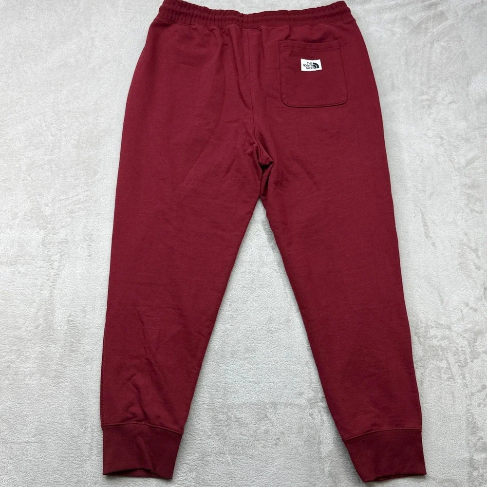 The North Face Joggers Mens XL Burgundy Red Fleece Sweatpants Casual Sunday